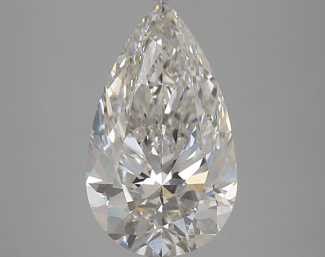 4.00 Carat H-VS1 Pear Lab Diamond