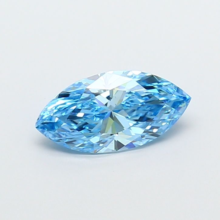 1.51 Carat Marquise Cut Fancy Blue