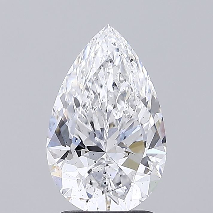 2.00 Carat D-SI2 Pear Lab Diamond