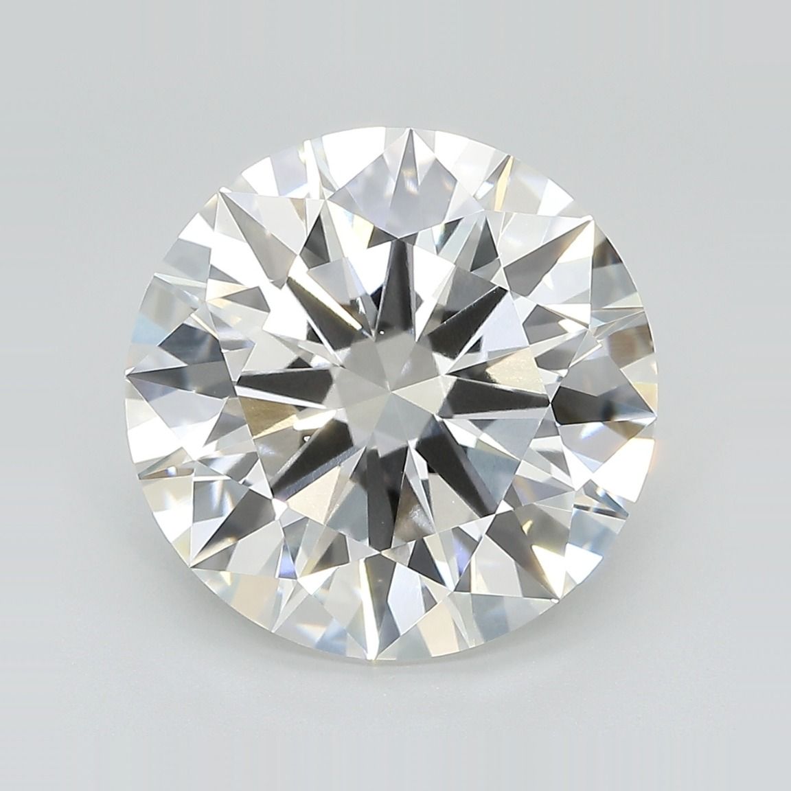 7.64 Carat F-VVS2 Round Lab Diamond