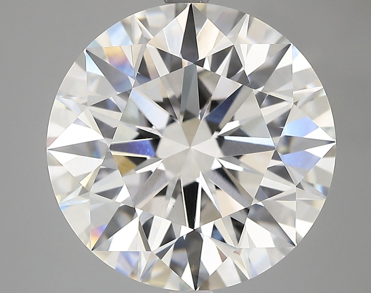 7.59 Carat F-VVS2 Round Lab Diamond