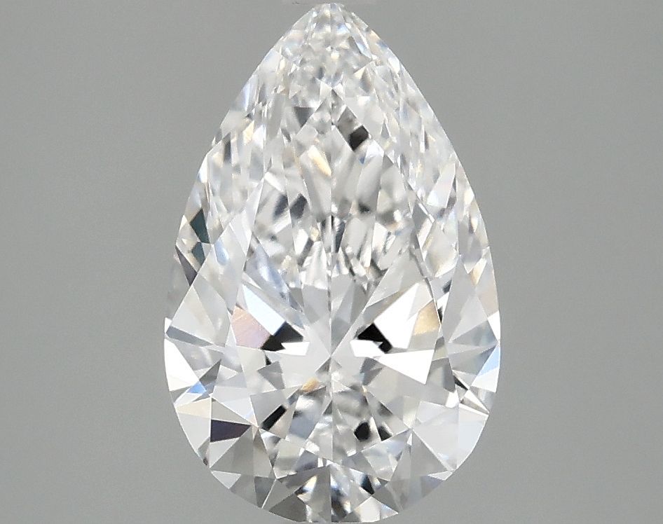 2.04 Carat D-VVS2 Pear Lab Diamond