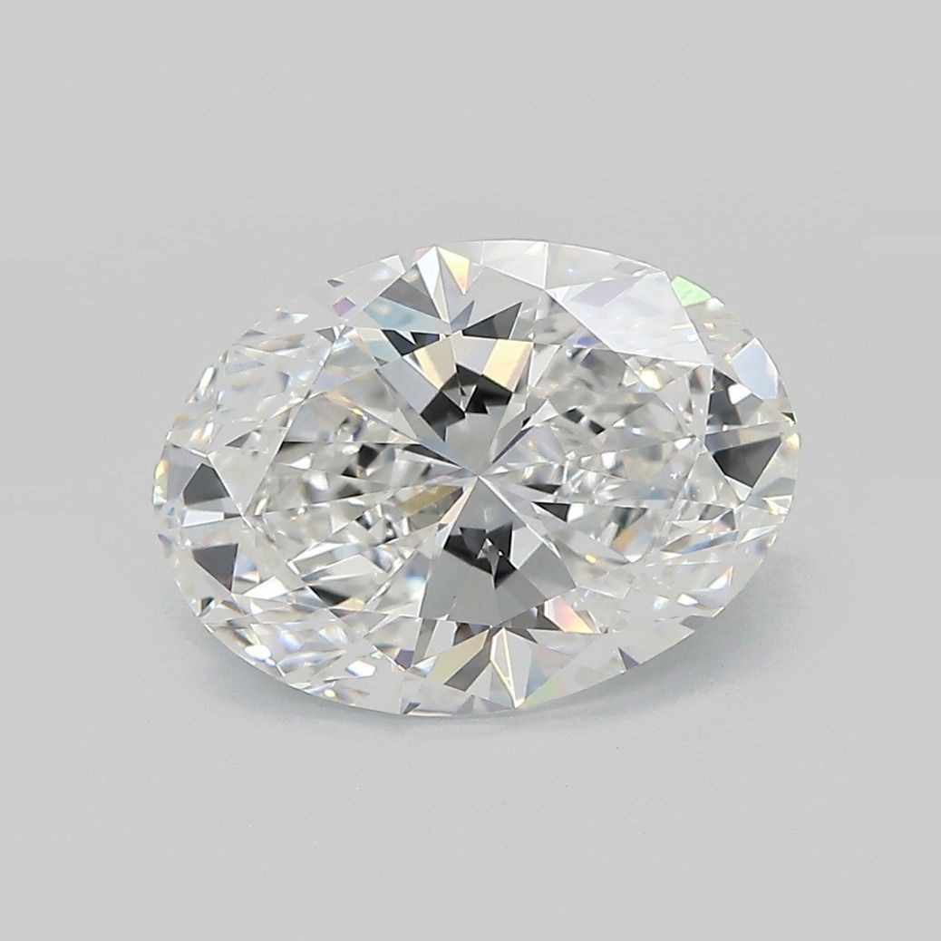 3.42 Carat E-VVS2 Oval Lab Diamond