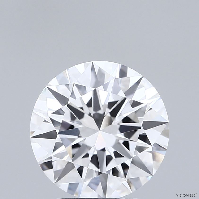 2.5 Carat D-VVS2 Round Lab Diamond
