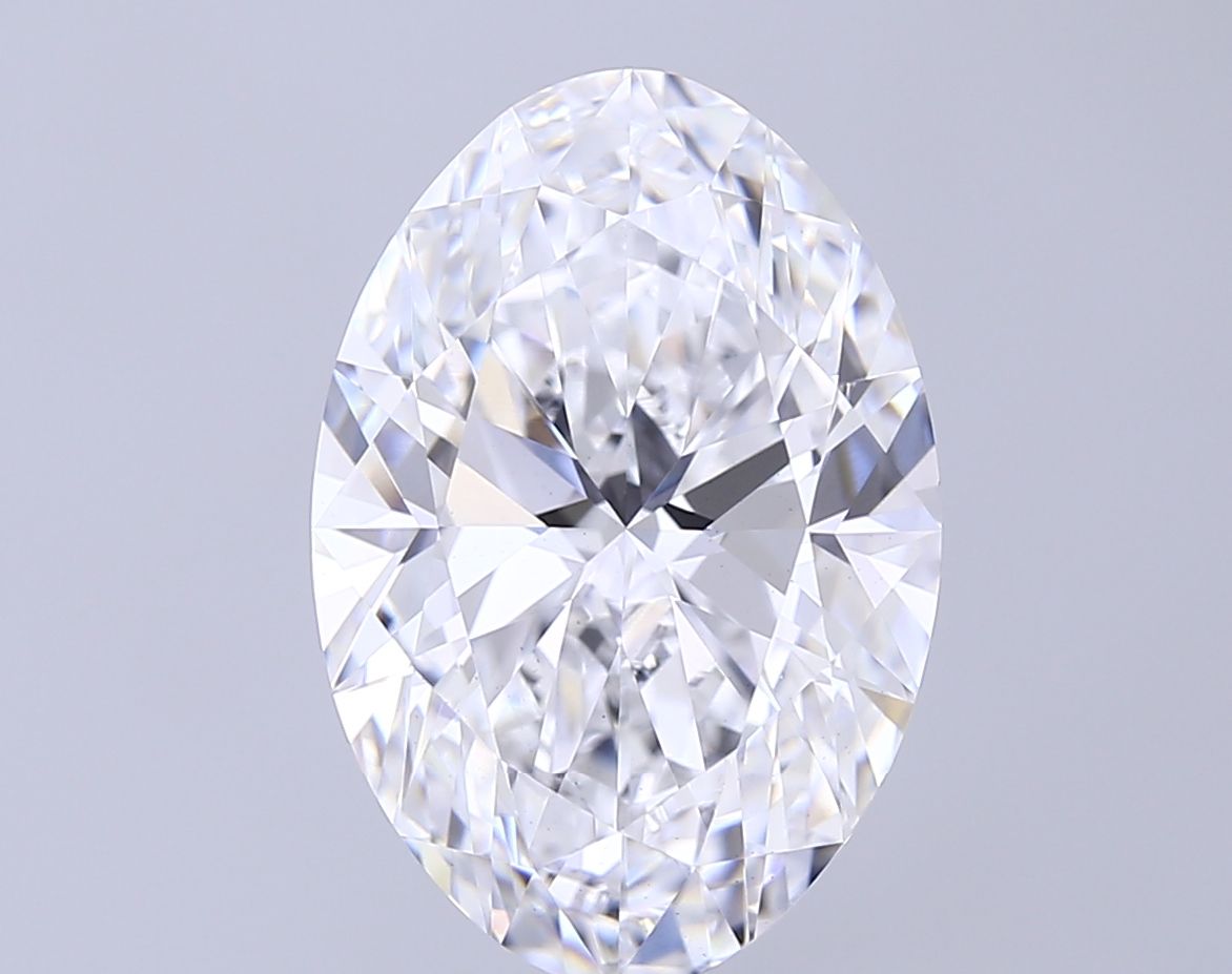 7.01 Carat D-VS1 Oval Lab Diamond