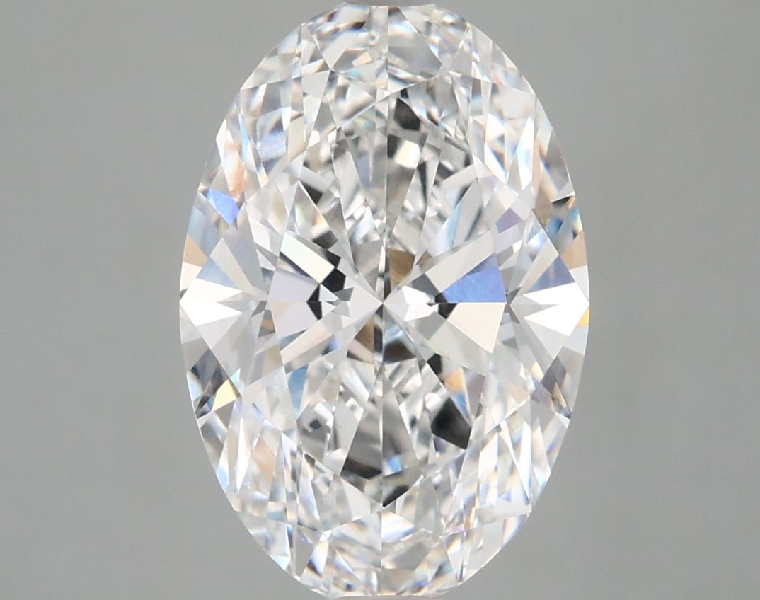 3.74 Carat F-VVS2 Oval Lab Diamond