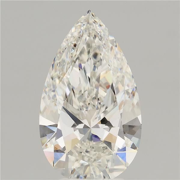 4.50 Carat F-VVS2 Pear Lab Diamond