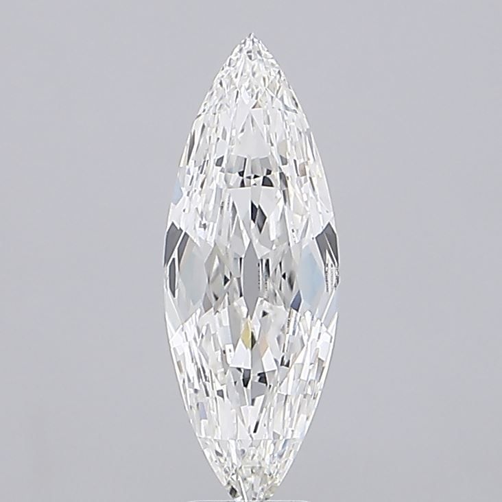 3.97 Carat F-VVS1 Marquise Lab Diamond