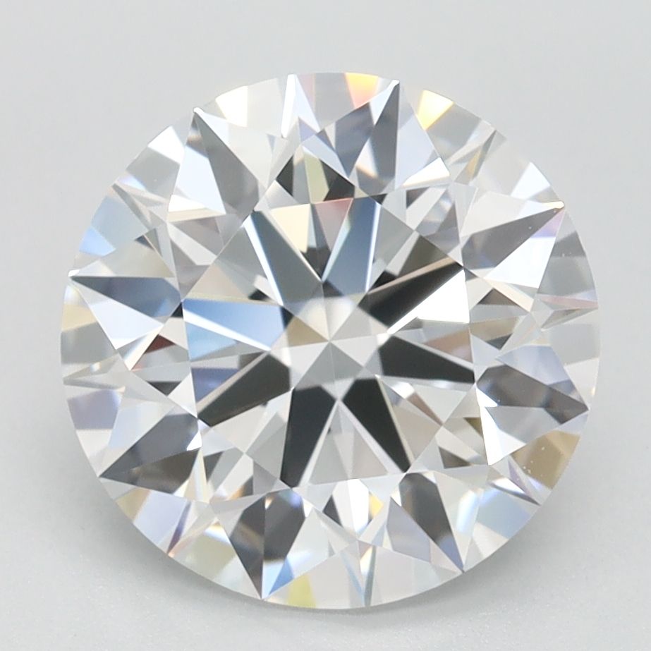 2.72 Carat D-IF Round Lab Diamond