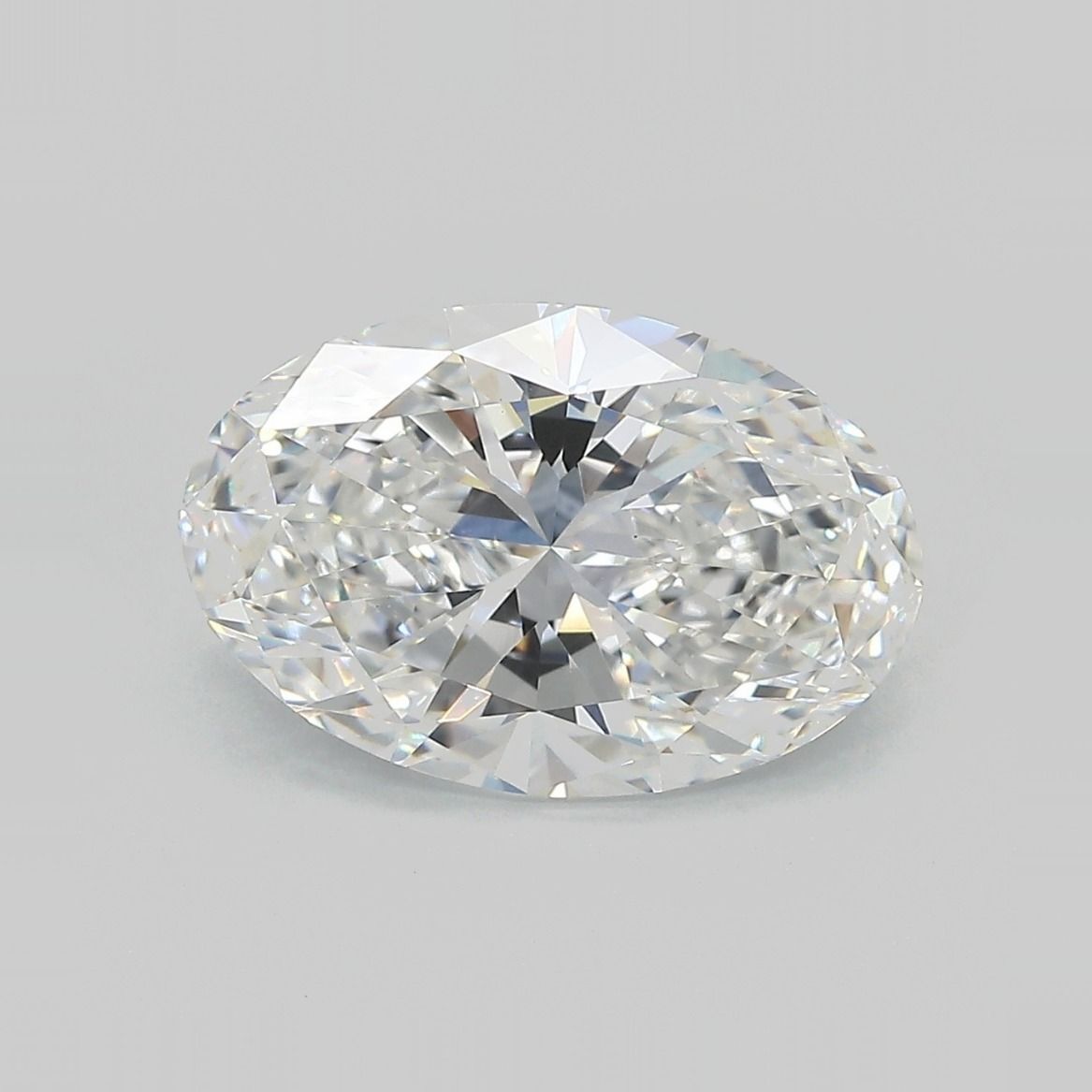 3.96 Carat E-VS1 Oval Lab Diamond