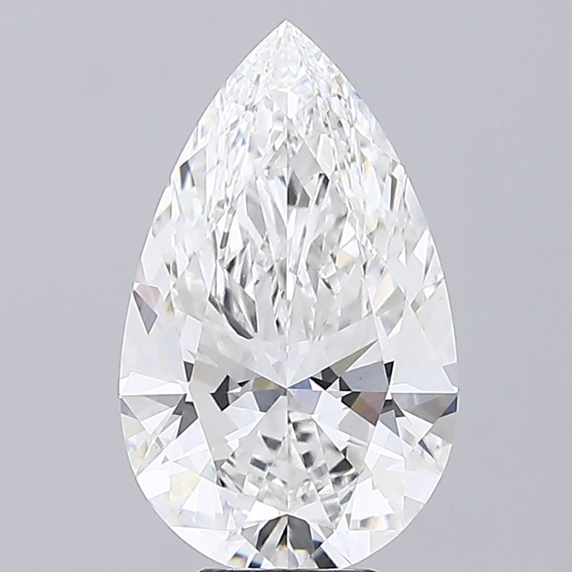 7.07 Carat E-VVS2 Pear Lab Diamond