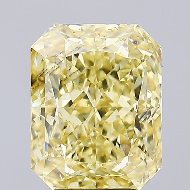4.60 Carat Radiant Cut Fancy Yellow