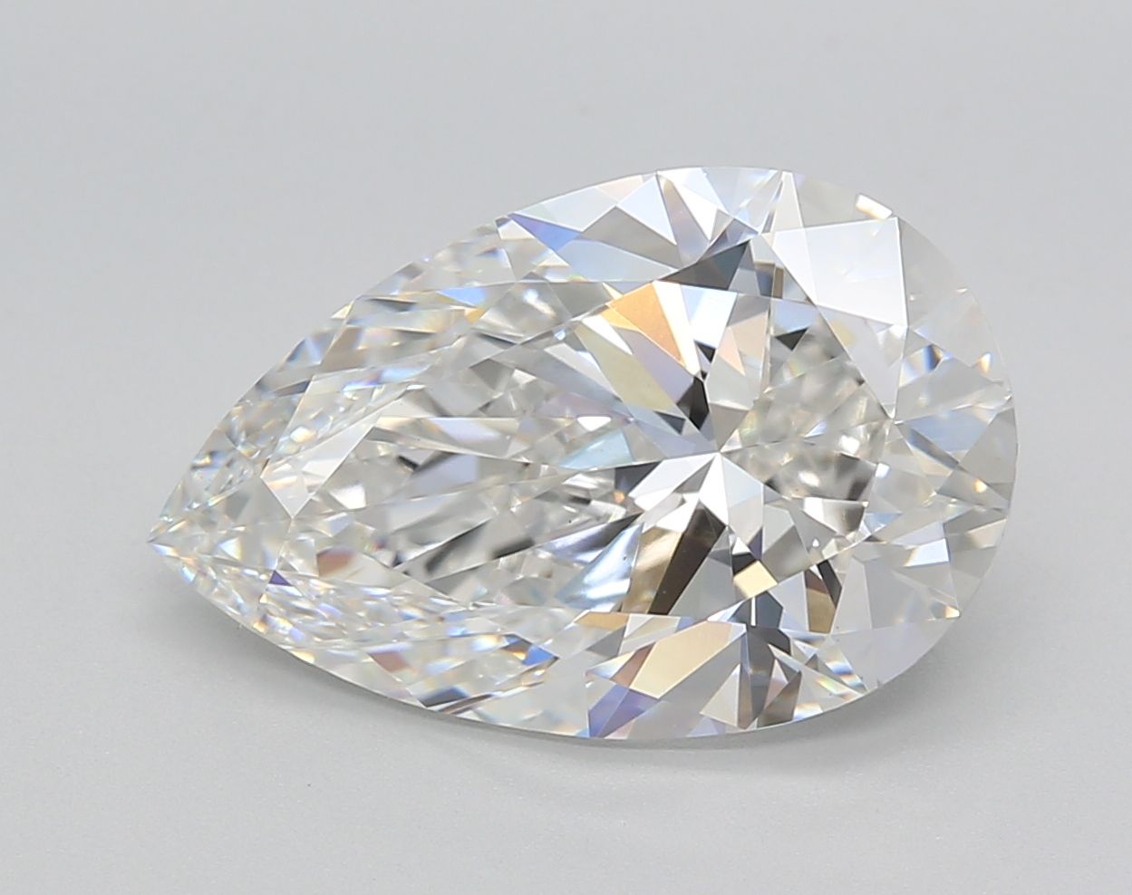 5.02 Carat F-VS1 Pear Lab Diamond