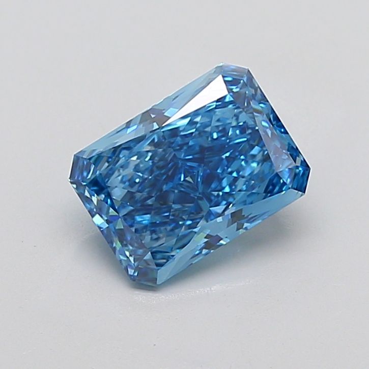 2.75 Carat Radiant Cut Fancy Blue