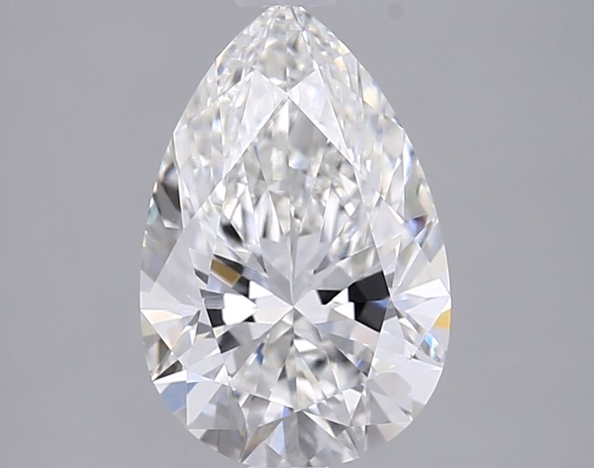 1.56 Carat F-VVS2 Pear Lab Diamond