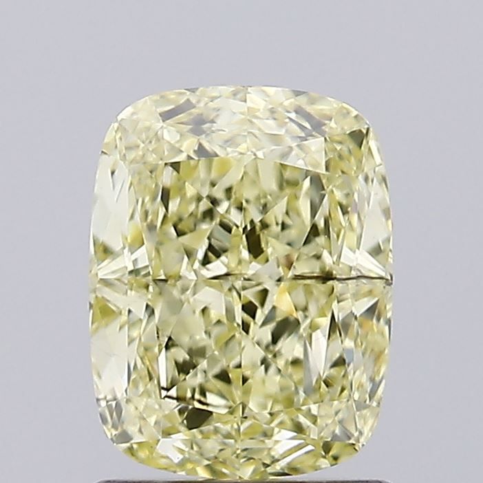 1.46 Carat Cushion Cut Fancy Yellow