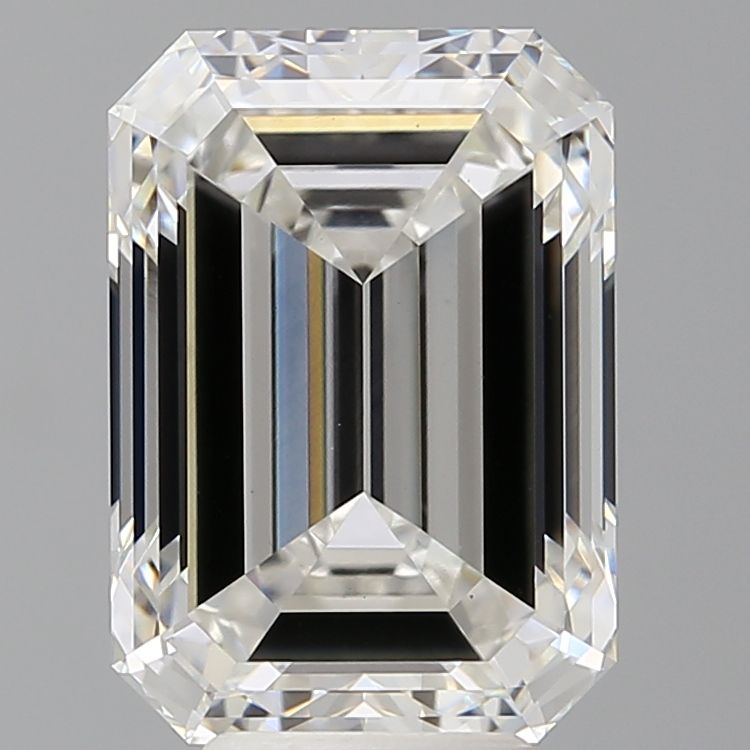 6.57 Carat F-VVS2 Emerald Lab Diamond