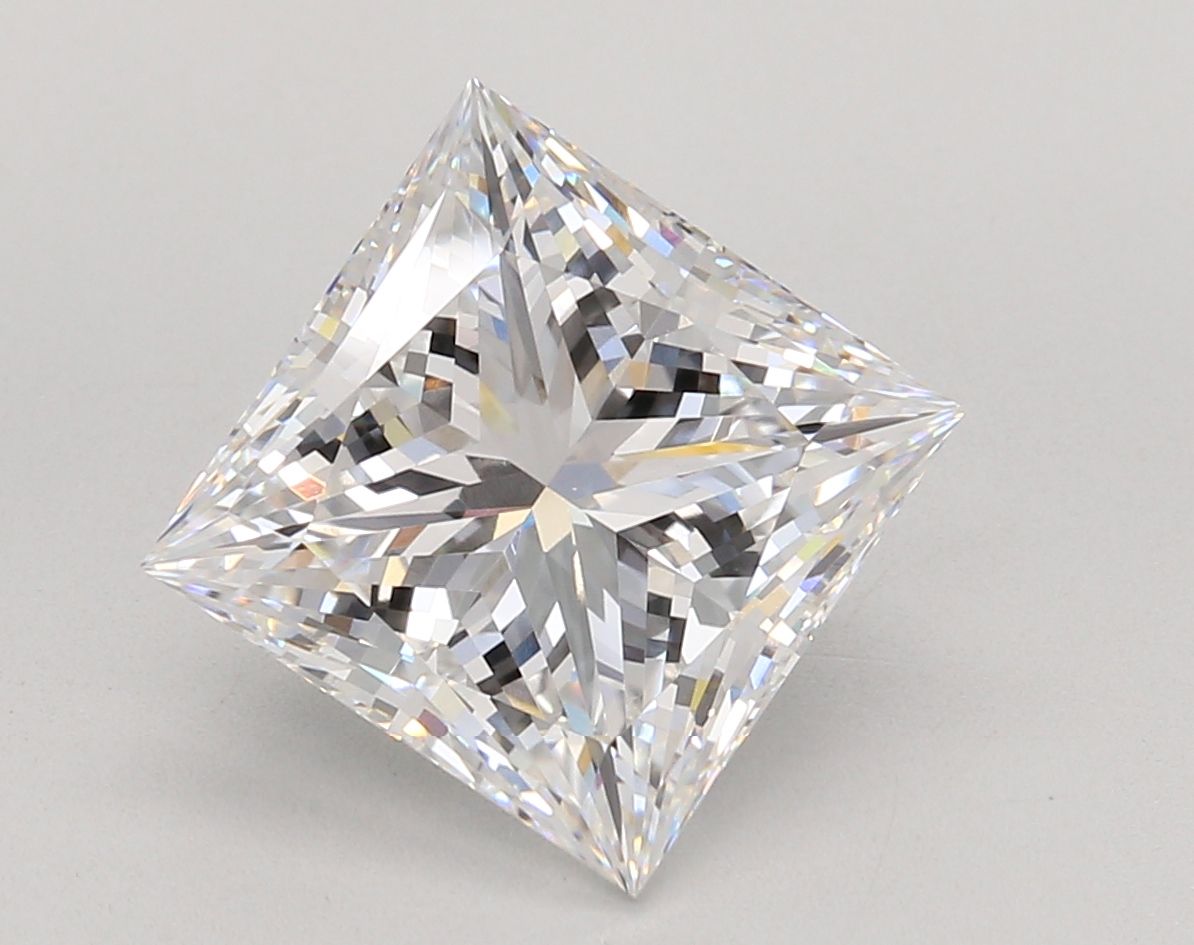 5.07 Carat D-VVS2 Princess Lab Diamond