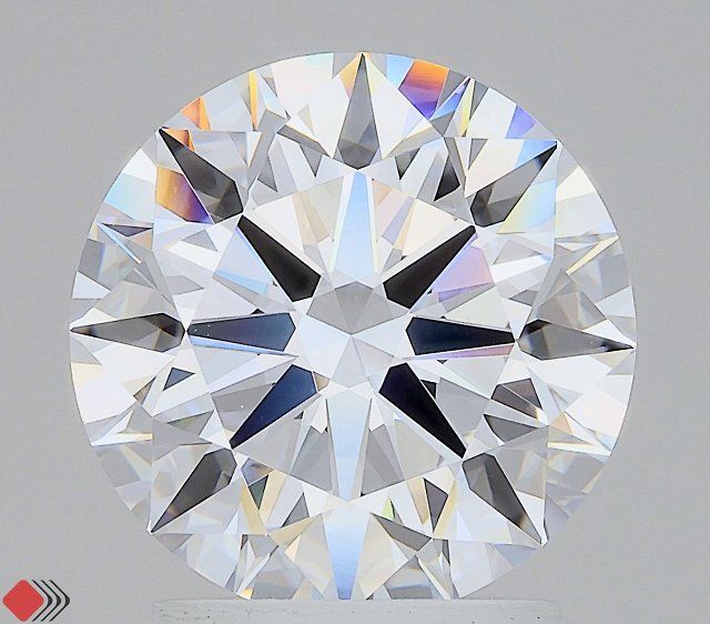 2.54 Carat D-IF Round Lab Diamond