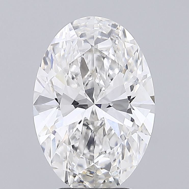 3.60 Carat F-VVS2 Oval Lab Diamond
