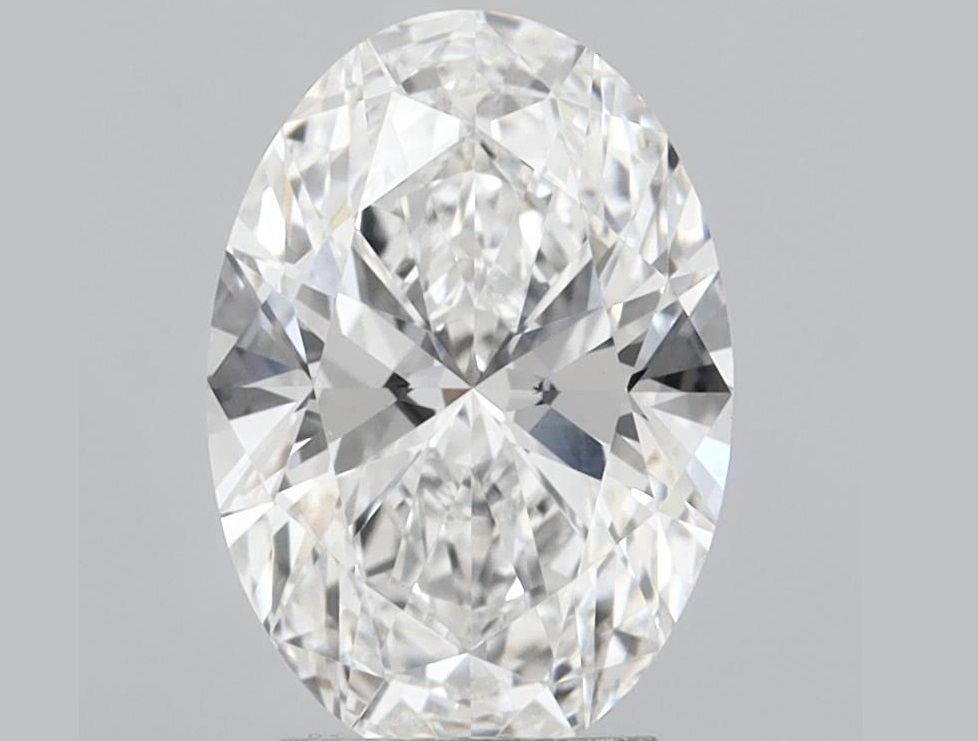3.09 Carat E VVS2 Oval Lab Diamond