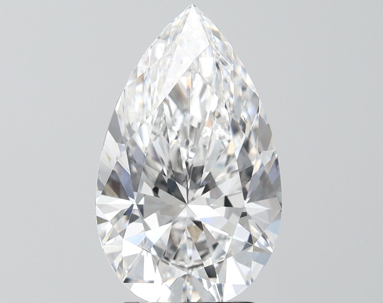 4.53 Carat D-VVS2 Pear Lab Diamond