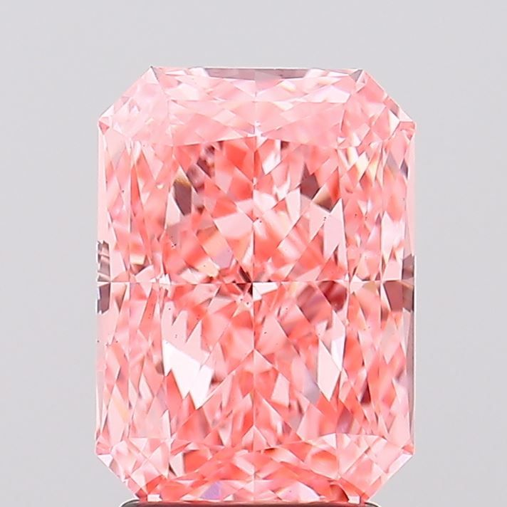 3.01 Carat Radiant Cut Fancy Pink