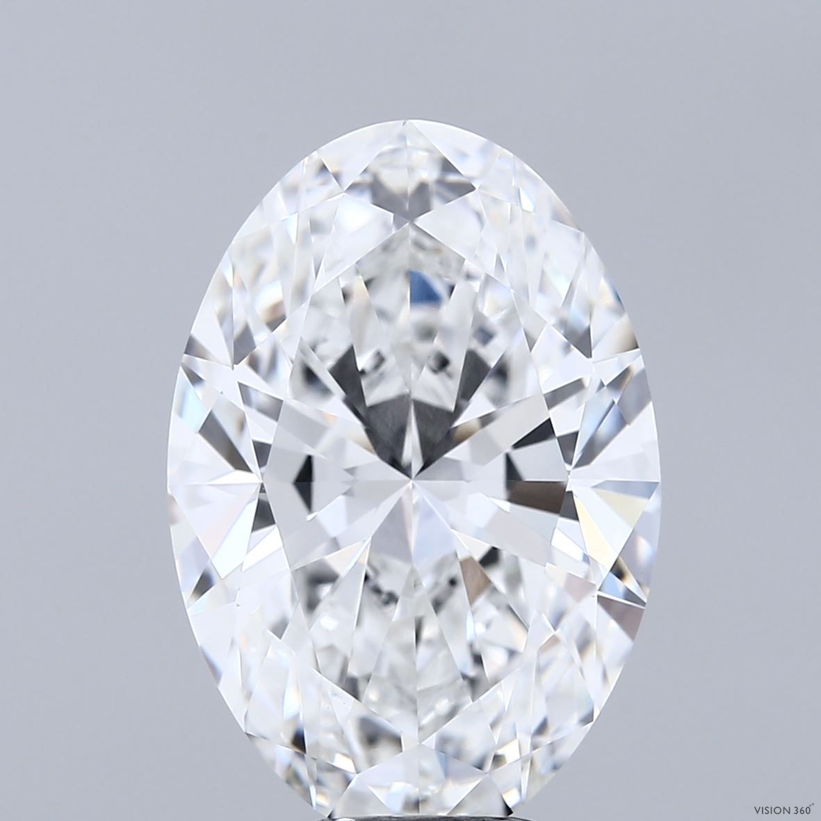 7.51 Carat E-VVS2 Oval Lab Diamond