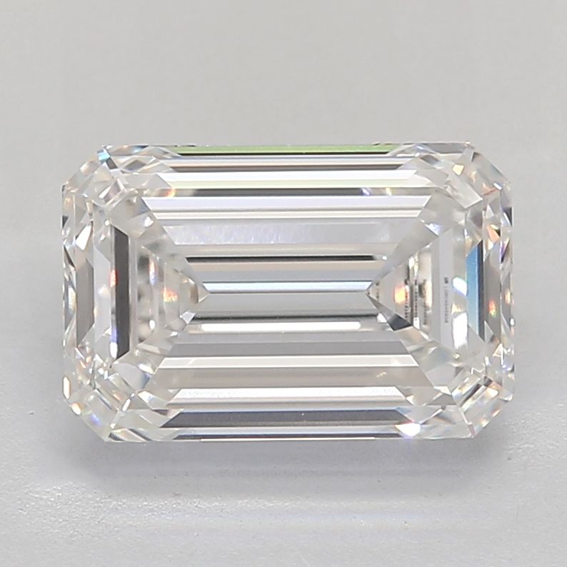 5.51 Carat F-VVS2 Emerald Lab Diamond