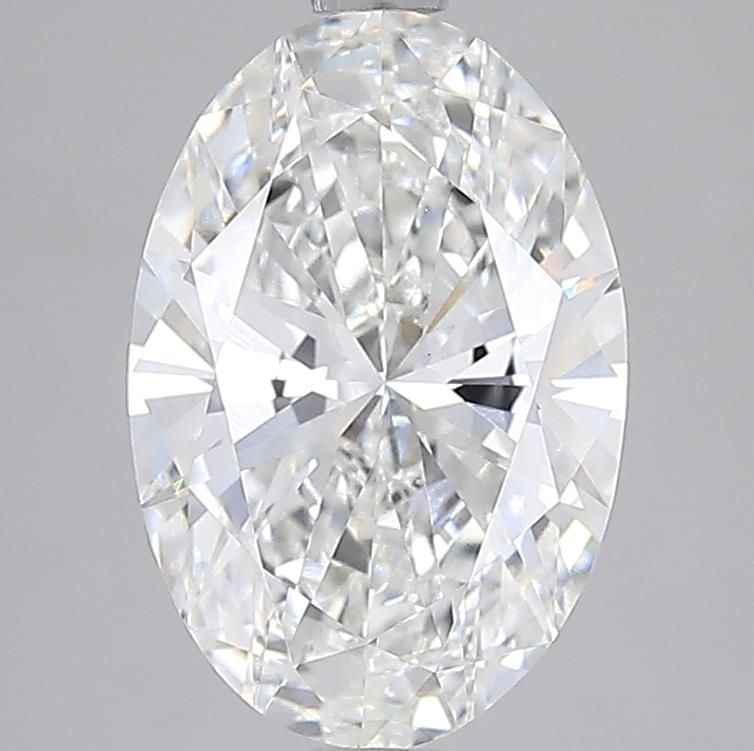 2.76 Carat F-VVS2 Oval Lab Diamond