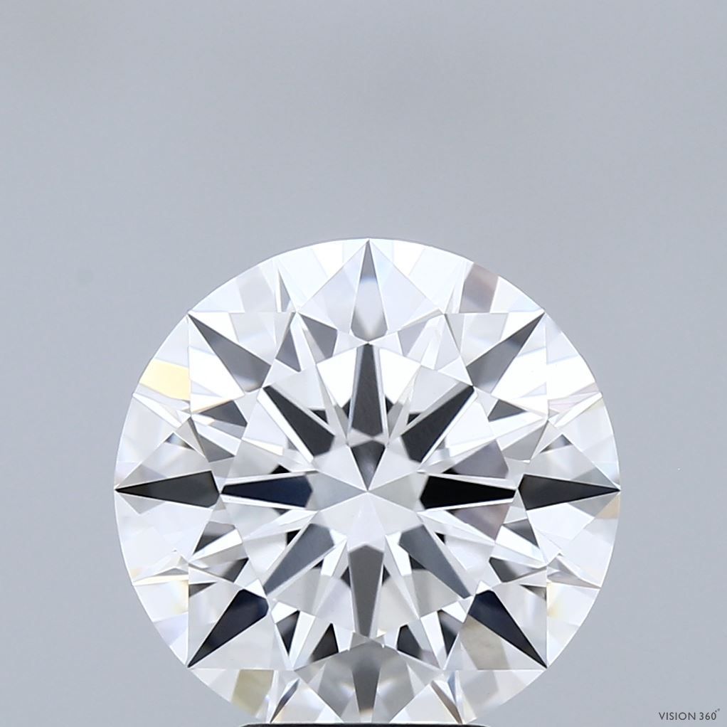 5.05 Carat D-VVS2 Round Lab Diamond