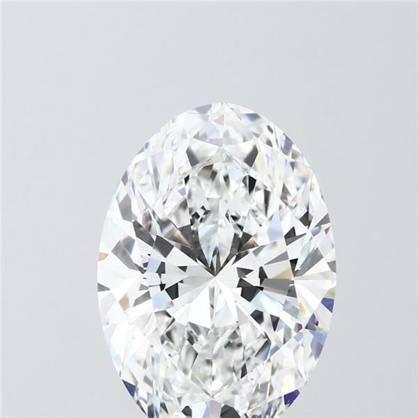6.01 Carat E-VVS2 Oval Lab Diamond