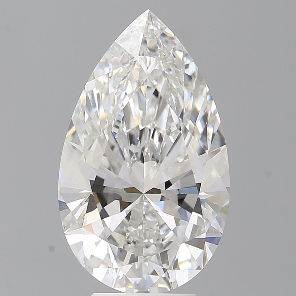5.51 Carat F-VS1 Pear Lab Diamond