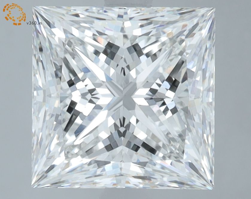 3.52 Carat F-VS1 Princess Lab Diamond