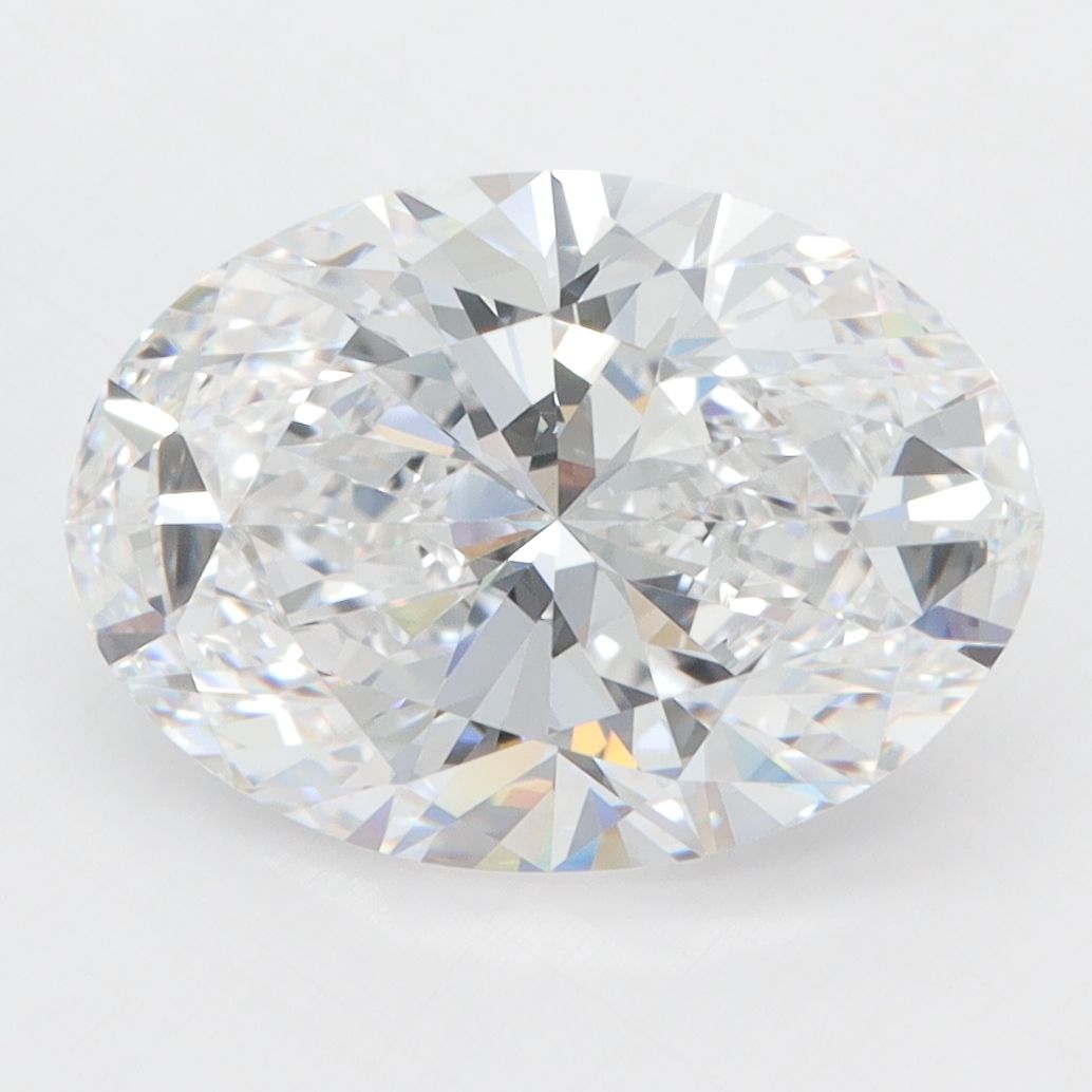 4.26 Carat D-VVS1 Oval Lab Diamond
