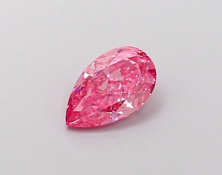 0.54 Carat Pear Cut Fancy Pink