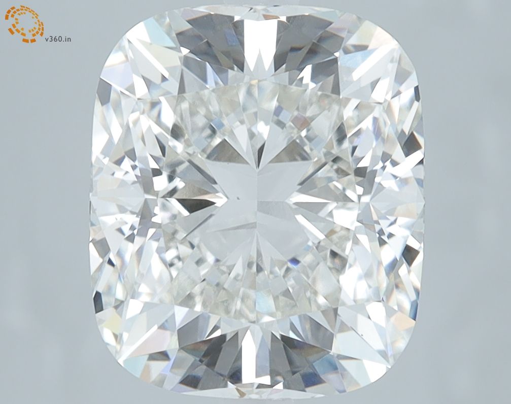 4.59 Carat G-VS1 Cushion Lab Diamond
