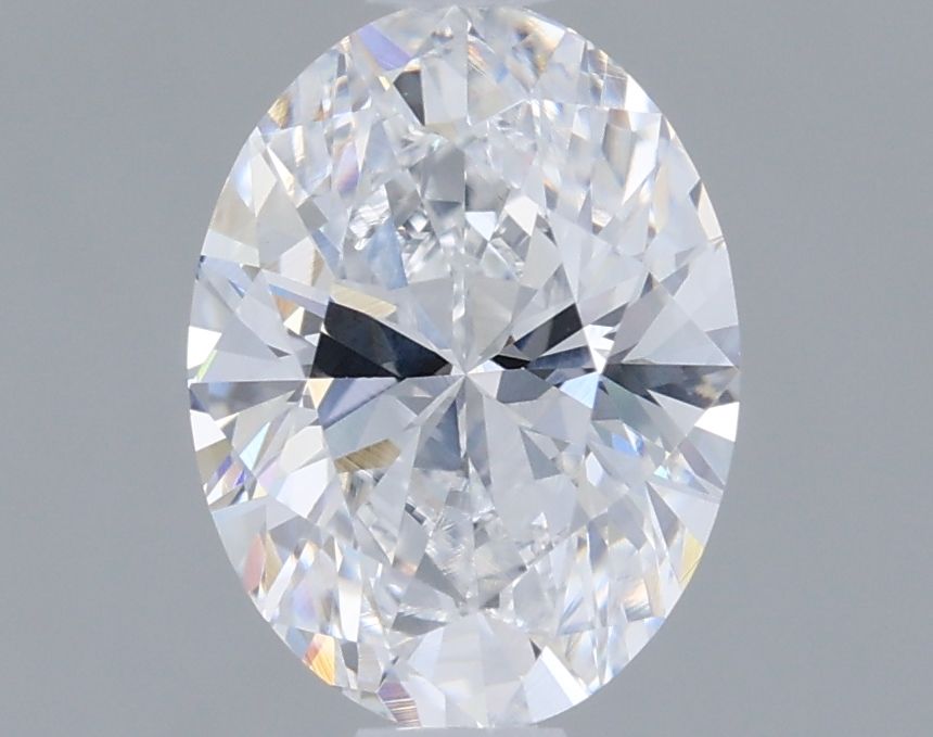 1.00 Carat D-VVS2 Oval Lab Diamond