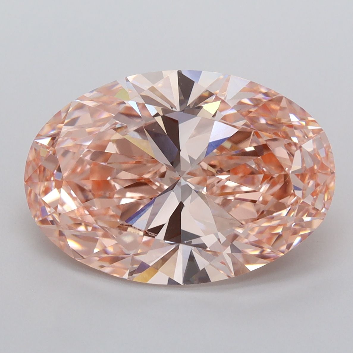4.93 Carat Oval Cut Fancy Pink