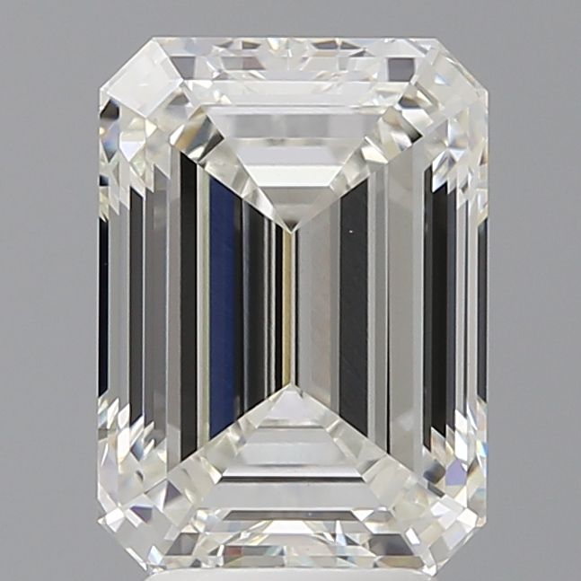 4.09 Carat G-VVS2 Emerald Lab Diamond