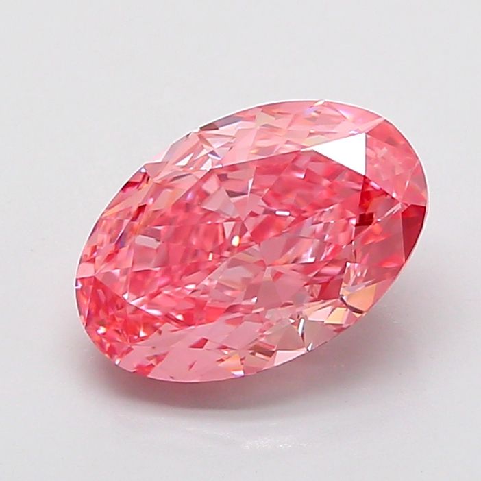 3.28 Carat Pink VVS1 Oval Diamond
