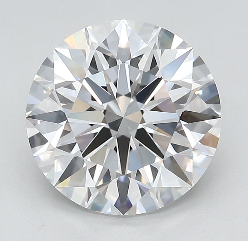 3.37 Carat D-IF Round Lab Diamond