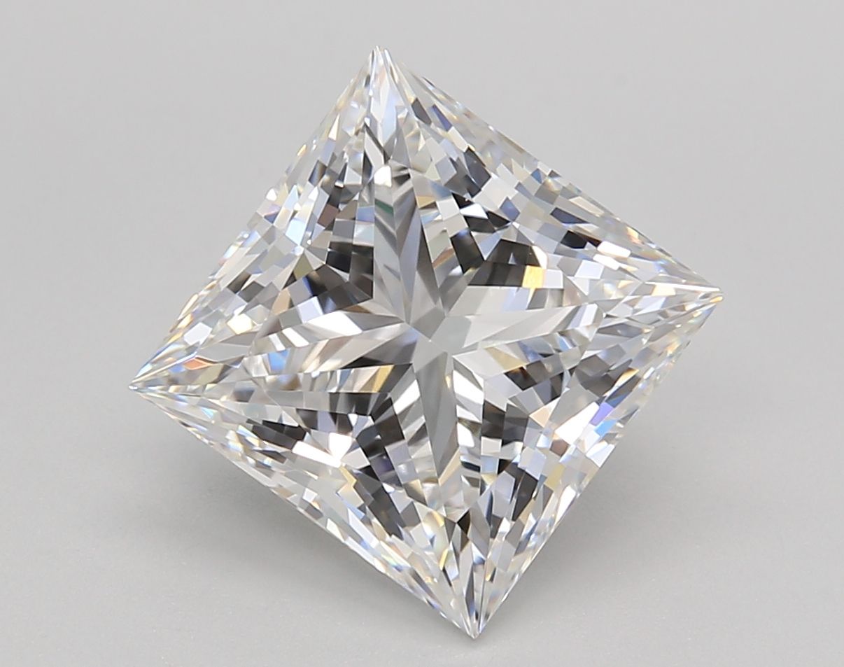 5.02 Carat F-VVS2 Princess Lab Diamond