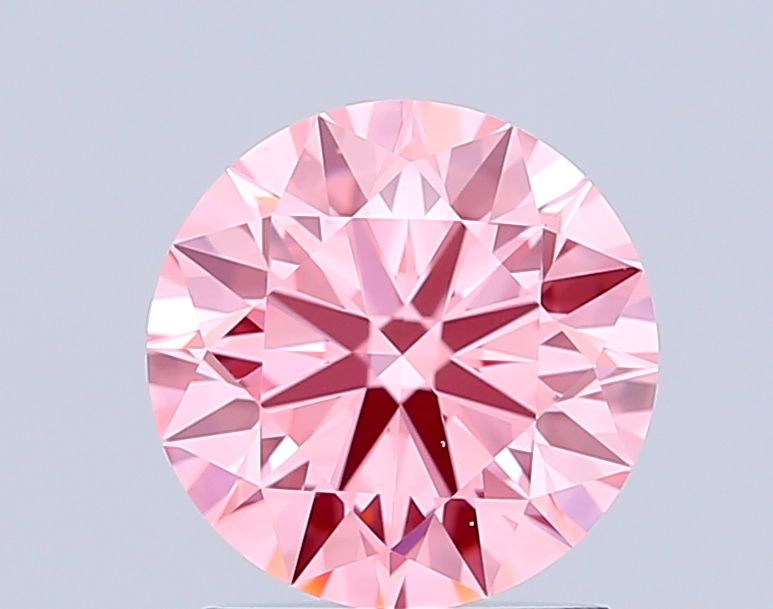 1.5 Carat Round Cut Fancy Pink