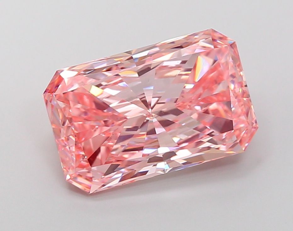 7.05 Carat Radiant Cut Fancy Pink