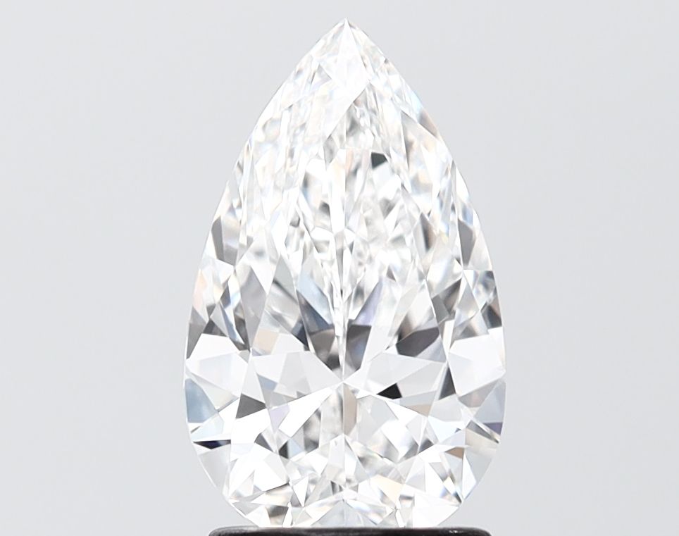 2.00 Carat F-VVS2 Pear Lab Diamond