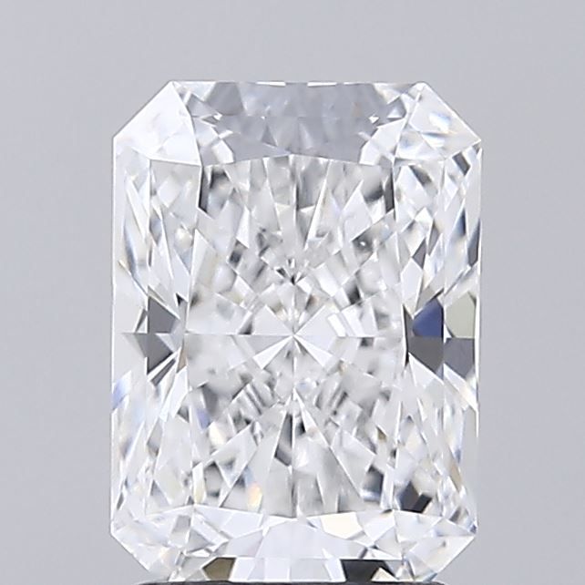 2.01 Carat D-VVS2 Radiant Lab Diamond