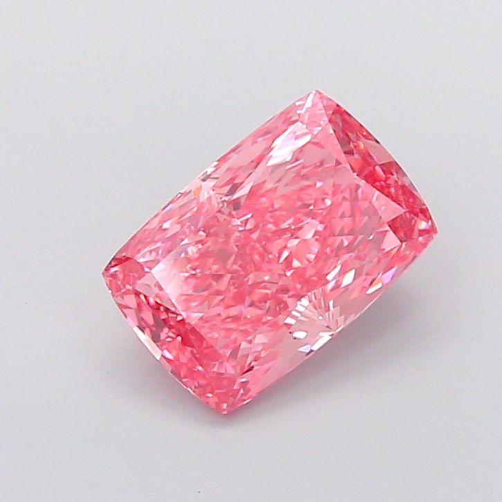 4.53 Carat Cushion Cut Fancy Pink