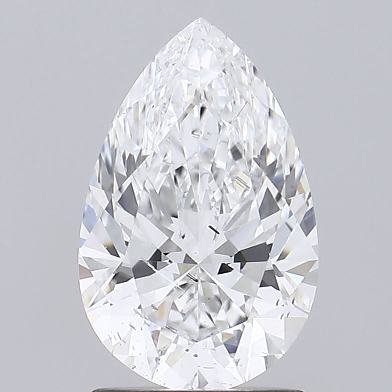 1.51 Carat D-SI2 Pear Lab Diamond