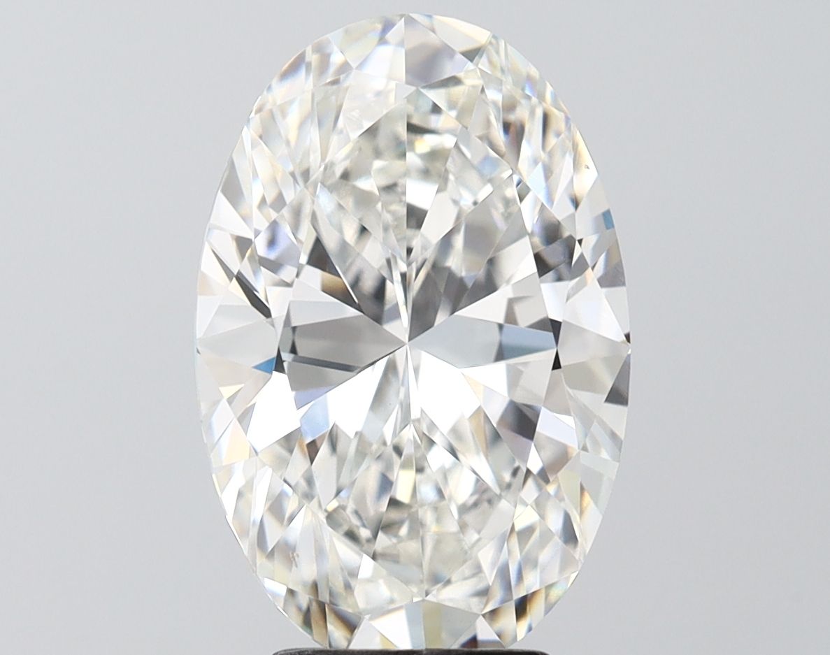 5.01 Carat F-VVS2 Oval Lab Diamond